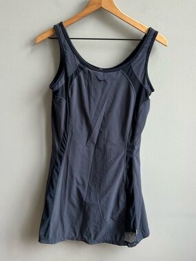 Nike Tennis Mini Dress Navy Blue Size Medium 8-10 Built in Shorts Skort
